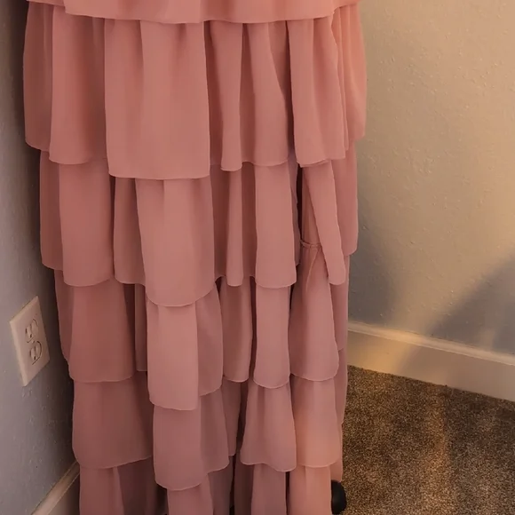 Too Good to Be True Vintage Rose Tiered Sleeveless Maxi Dress - BNWT - Picture 4 of 6